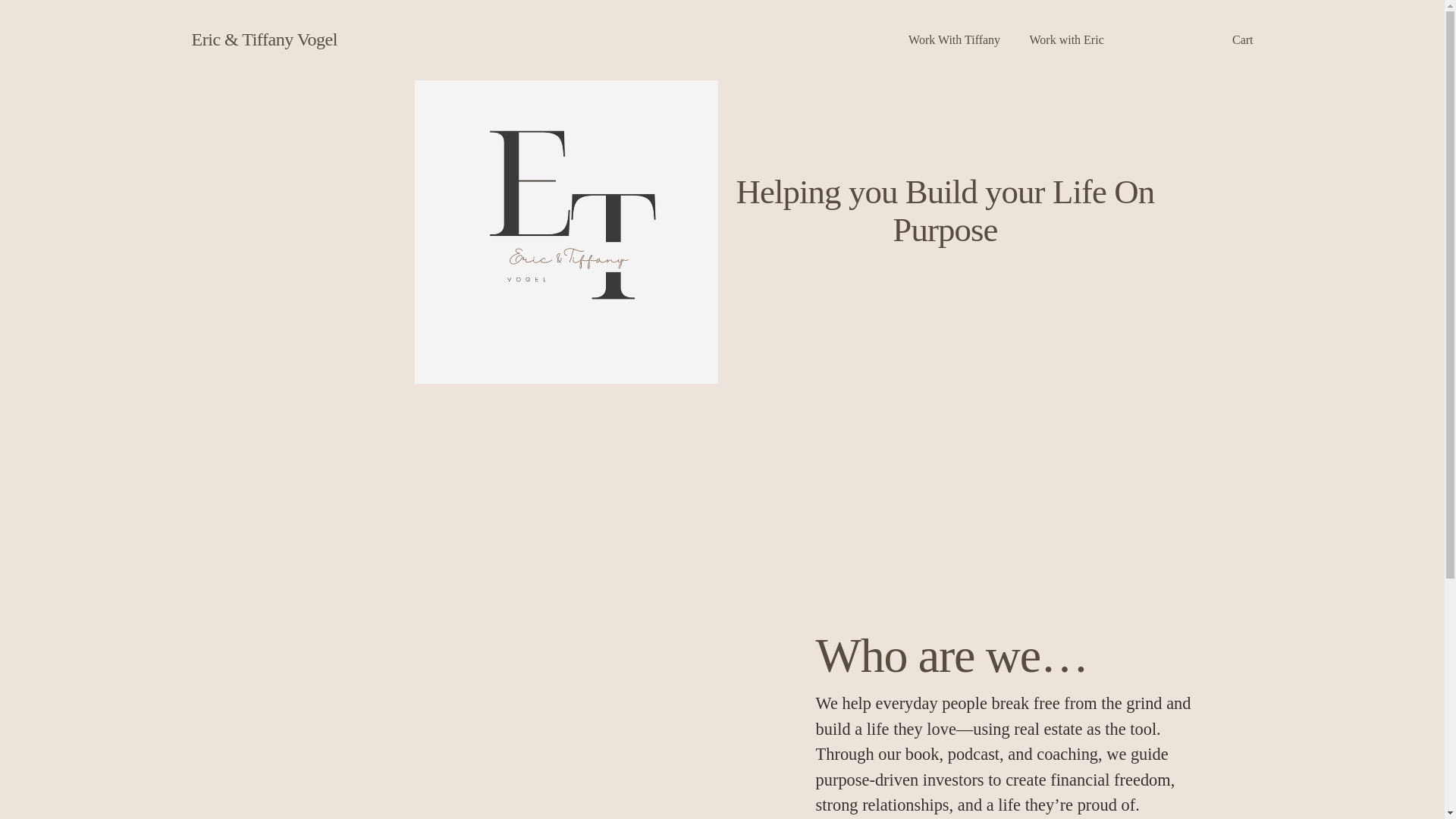 website screenshot of https://tiffanyandericvogel.com/