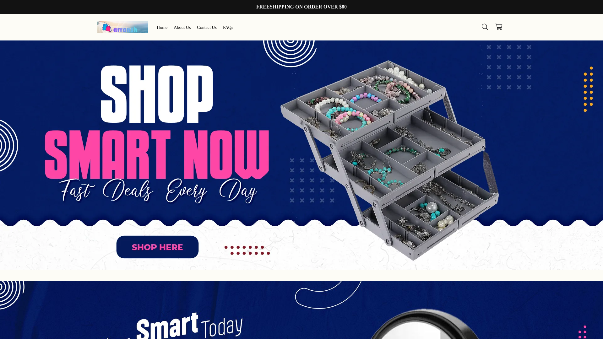 website screenshot of https://arransh.com/