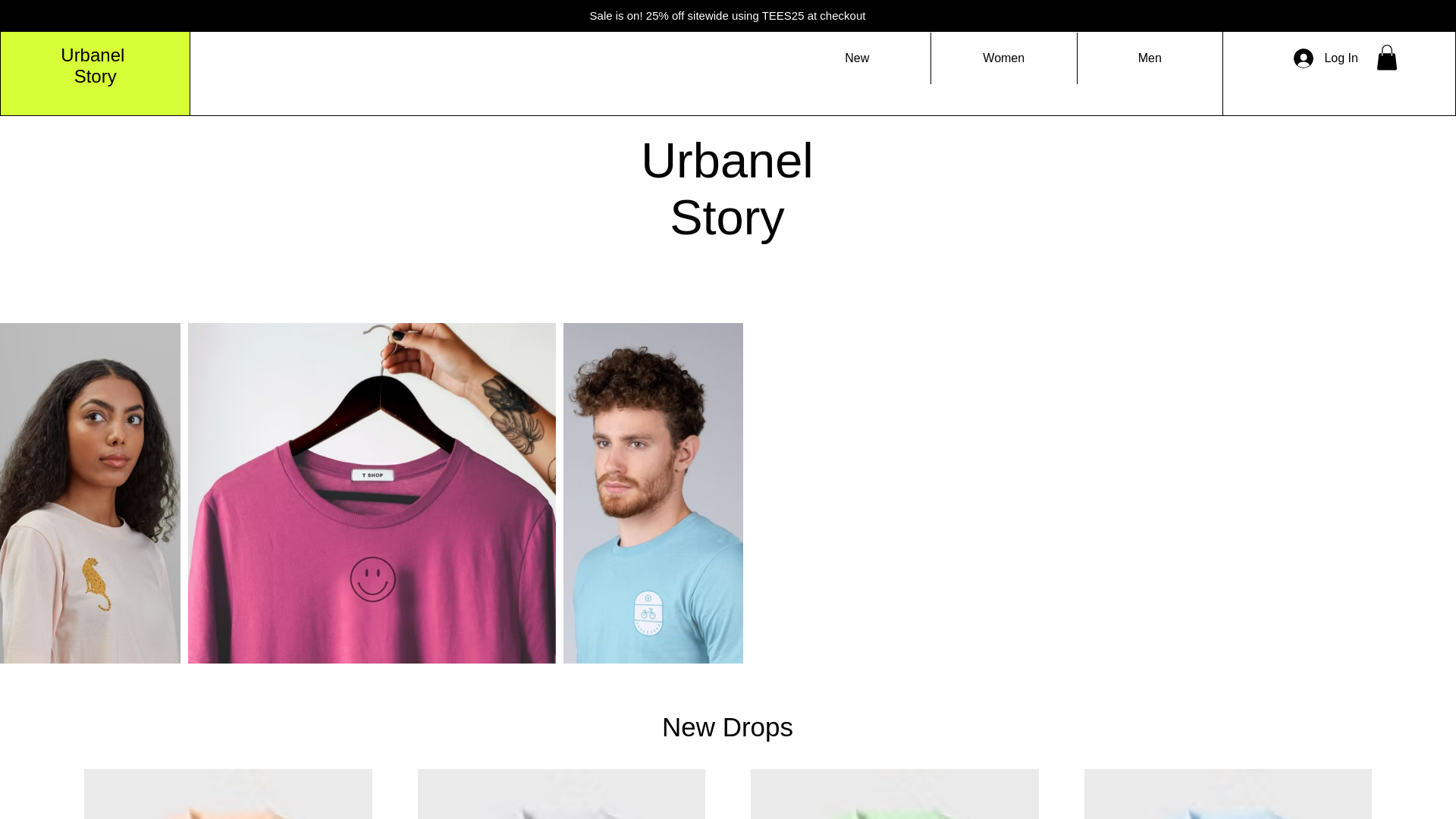 website screenshot of https://urbanelstory.com