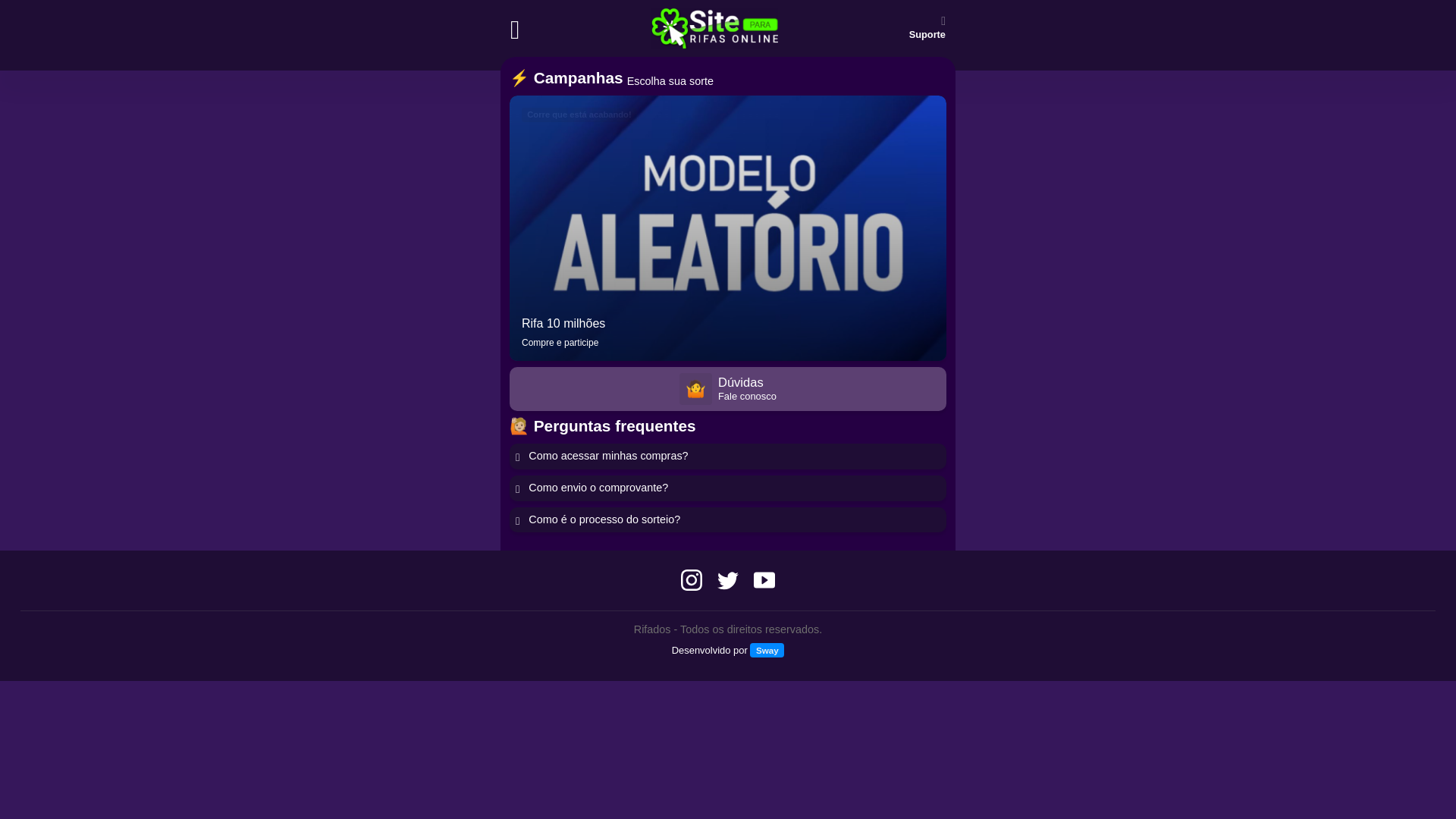website screenshot of https://brabodasmilhas.com.br/