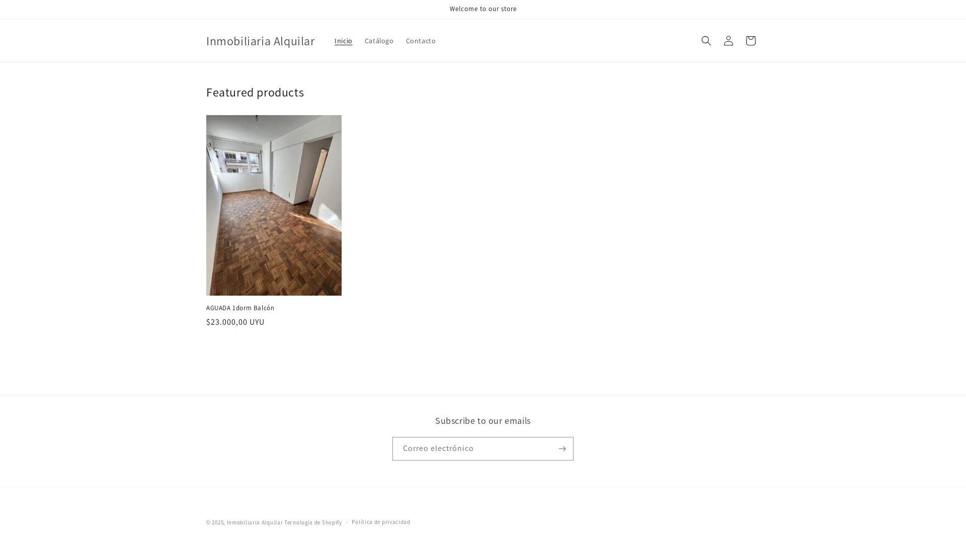 website screenshot of https://inmobiliariaalquilar.com/
