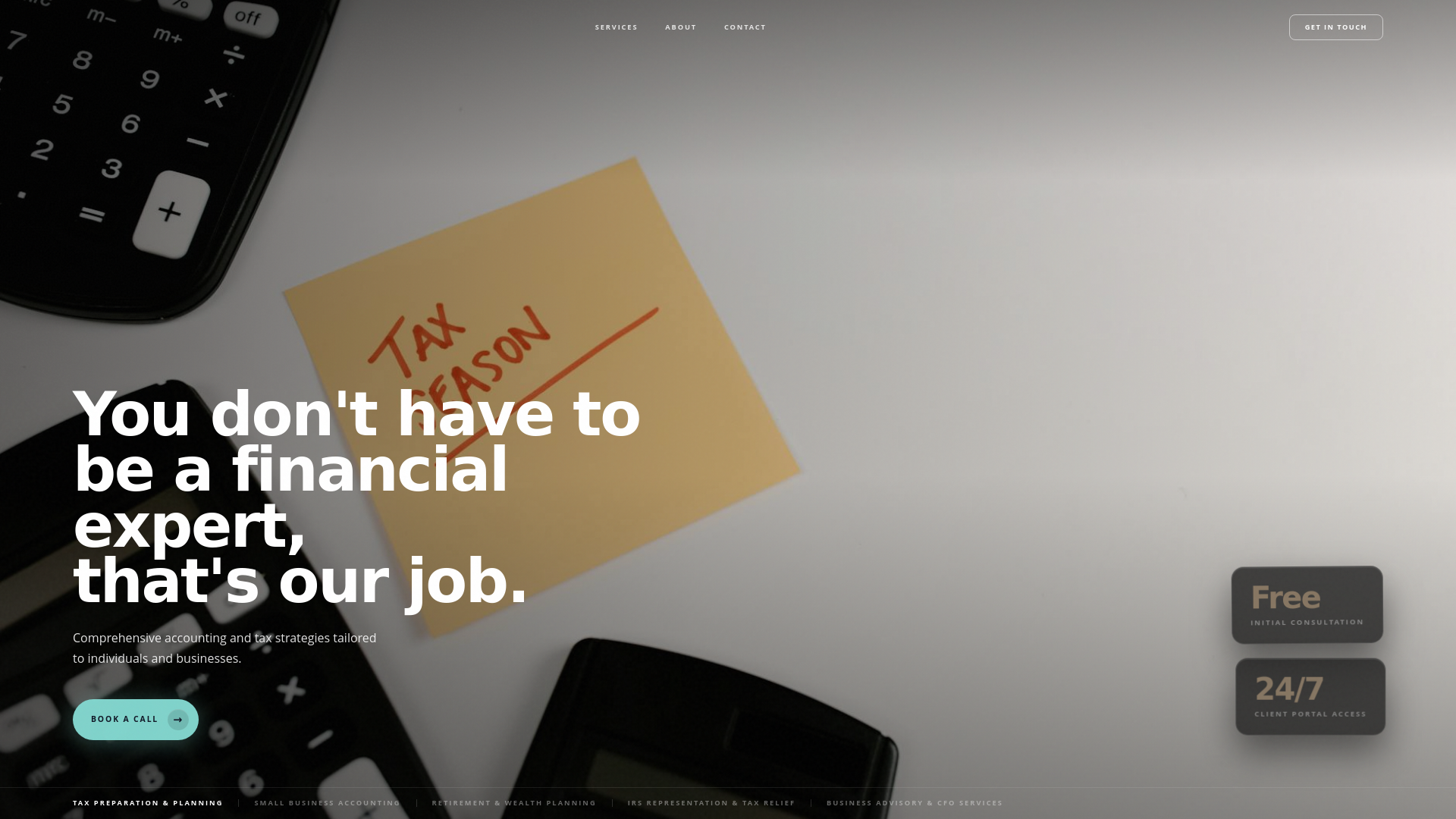 website screenshot of https://commandf-rhoden-cpa-firm.pages.dev/