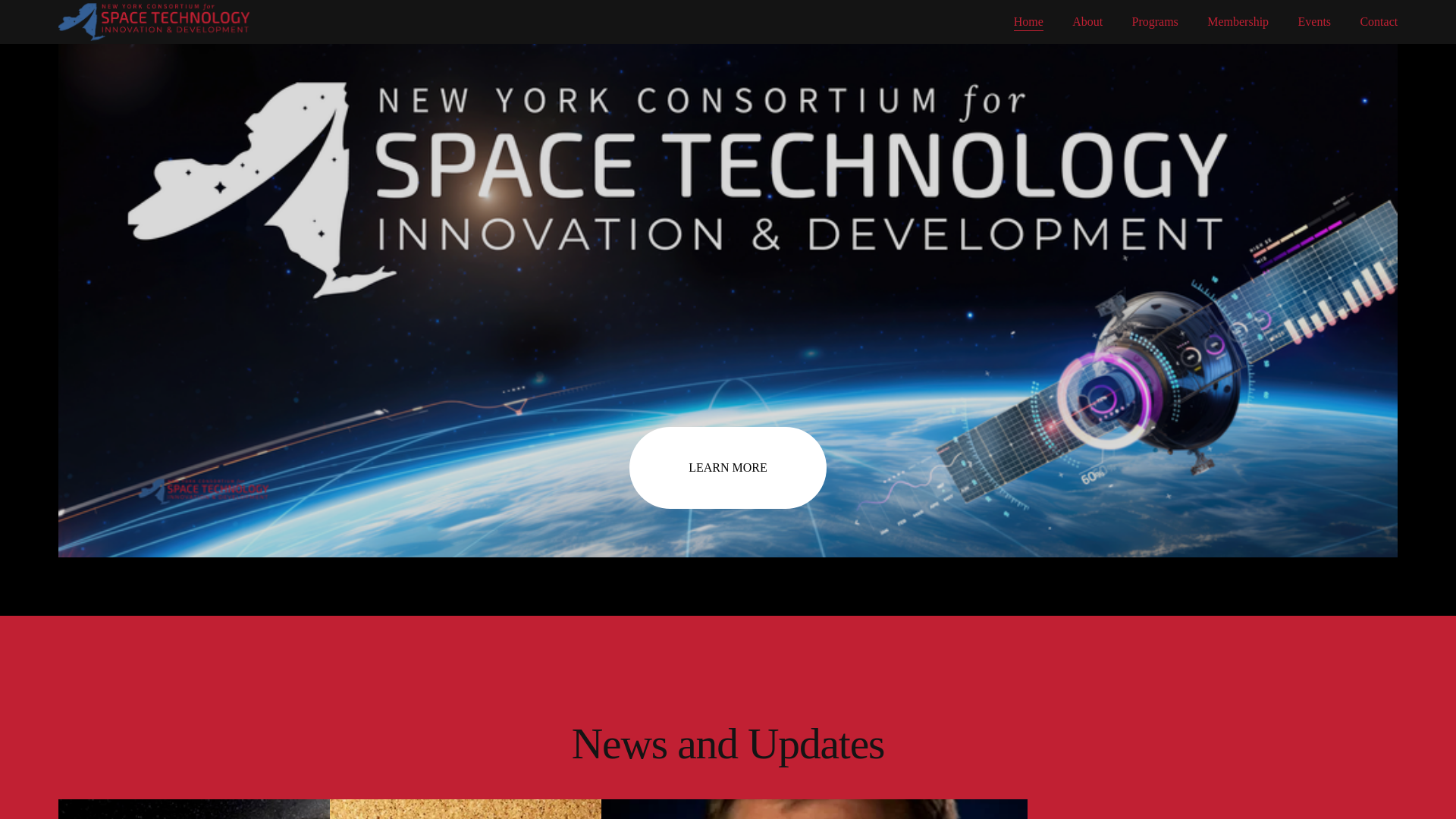 website screenshot of https://nycst.org