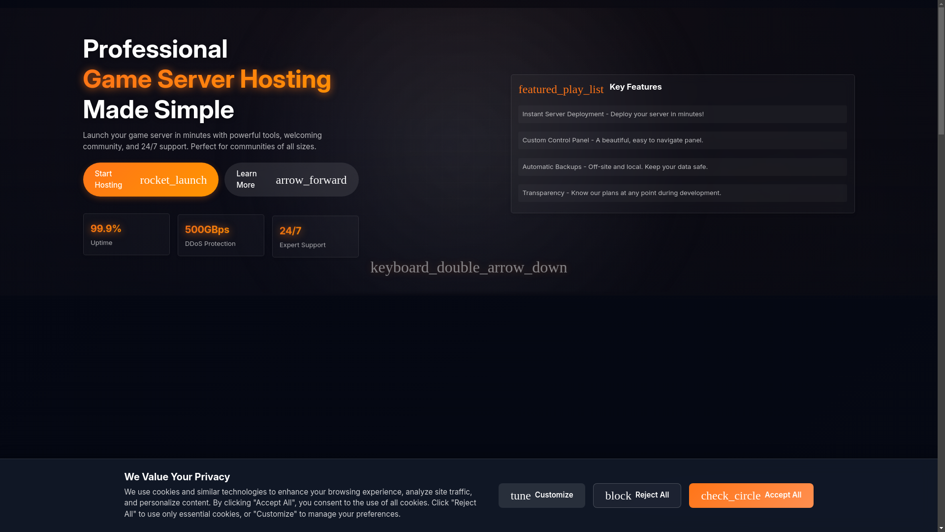 website screenshot of https://hici-landing.pages.dev/