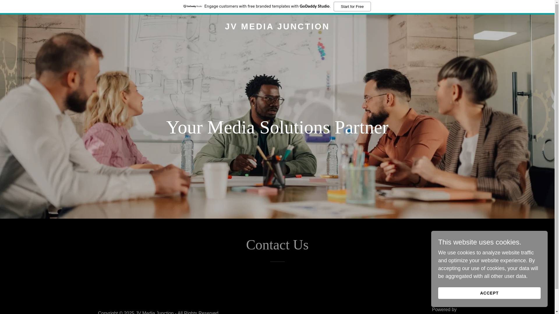 website screenshot of https://jvmediajunction.com/