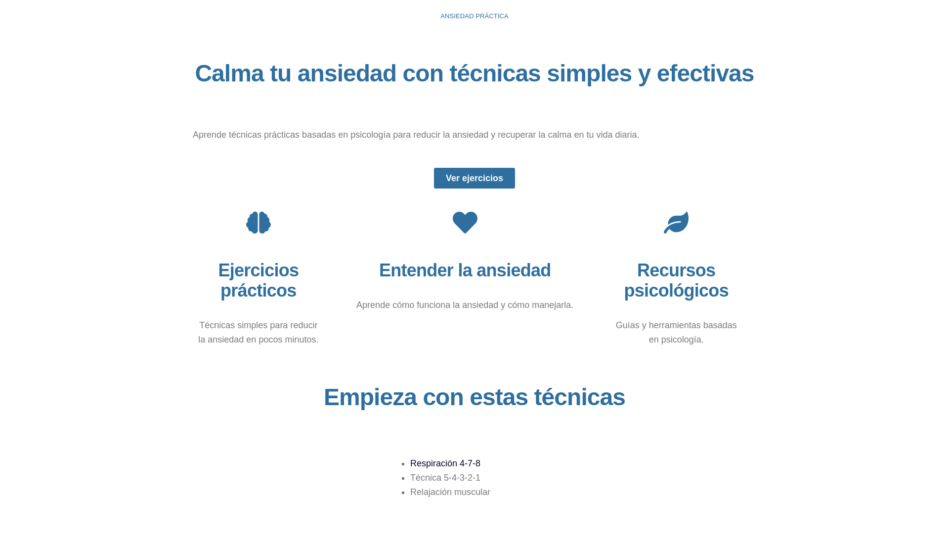 website screenshot of https://ansiedadpractica.com/