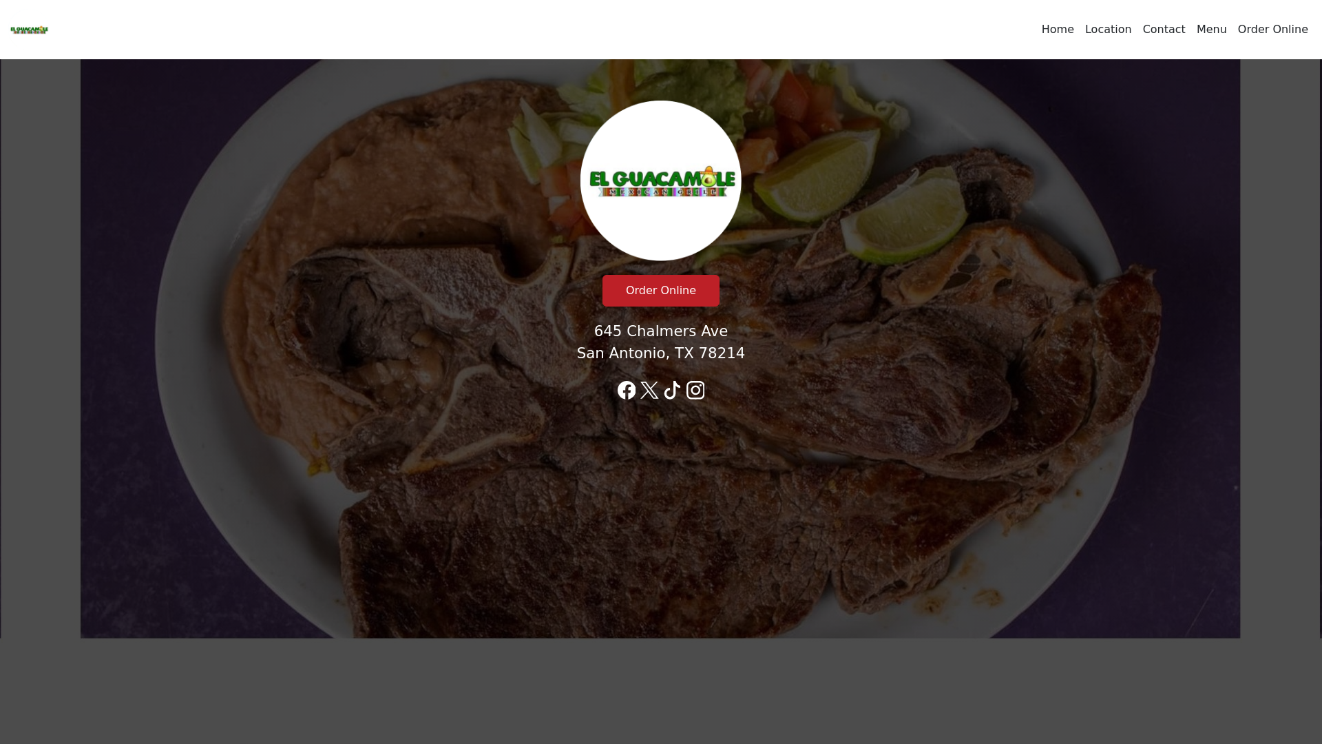 website screenshot of https://elguacamolemexicangrill3.com/