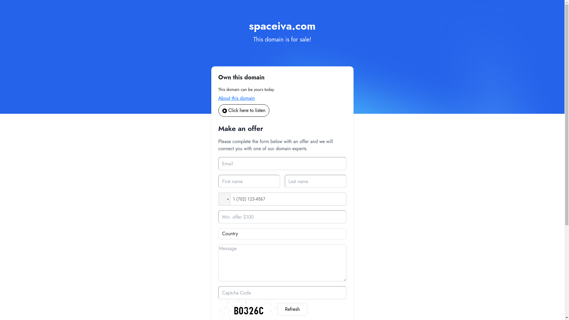 website screenshot of https://spaceiva.com/