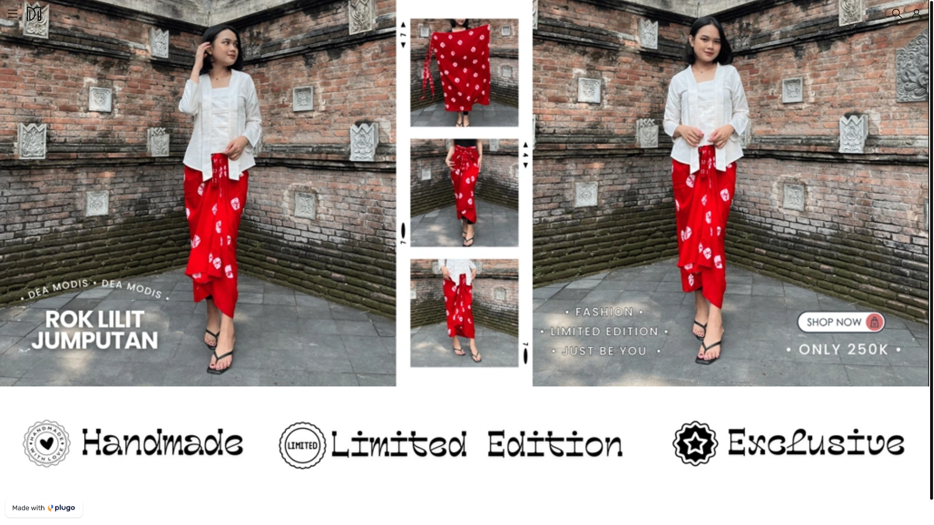 website screenshot of https://batikjumputan.com/