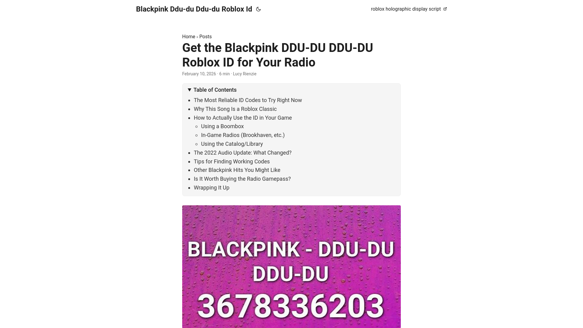 website screenshot of https://blackpink-ddu-du-ddu-du-roblox-id.pages.dev/