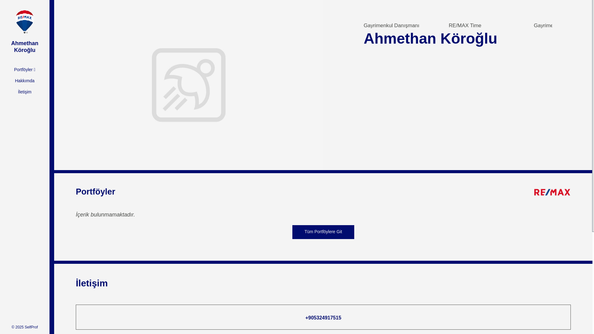 website screenshot of https://ahmethankoroglu.com.tr/