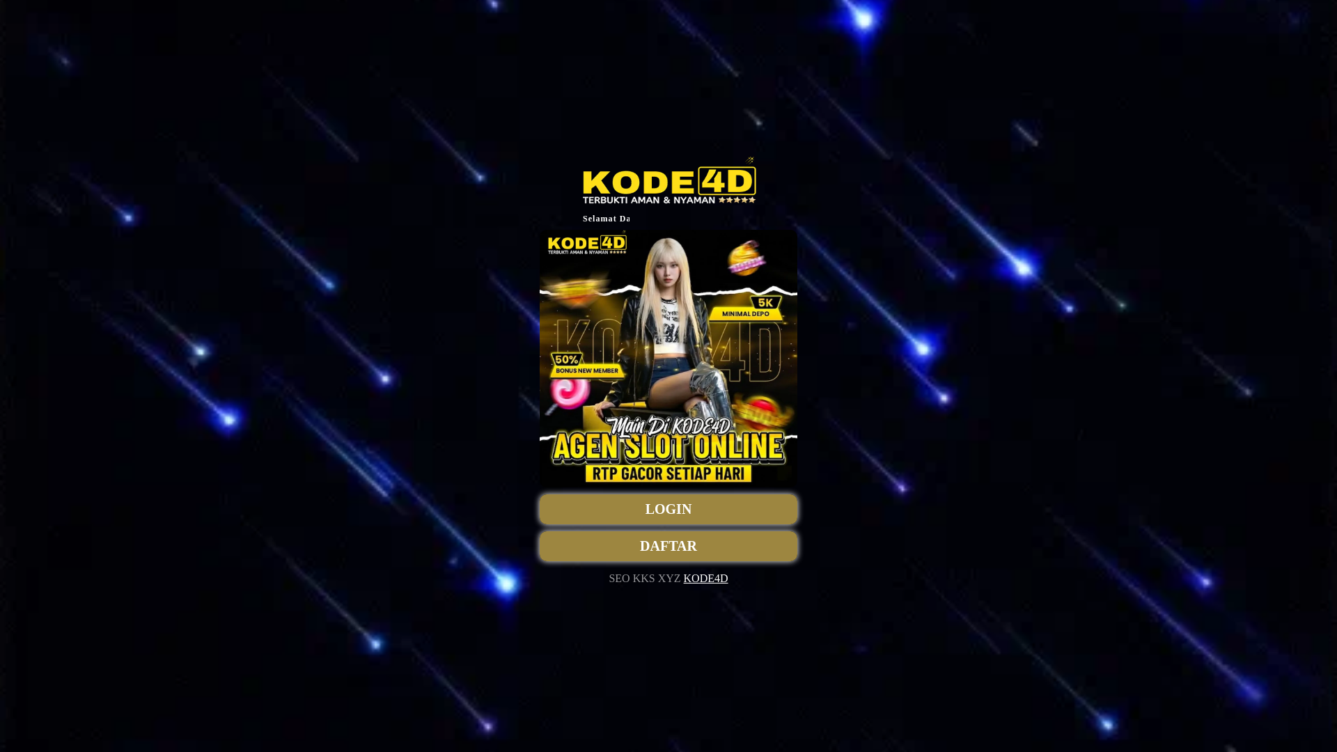 website screenshot of https://kode4d-slotgacor.pages.dev/