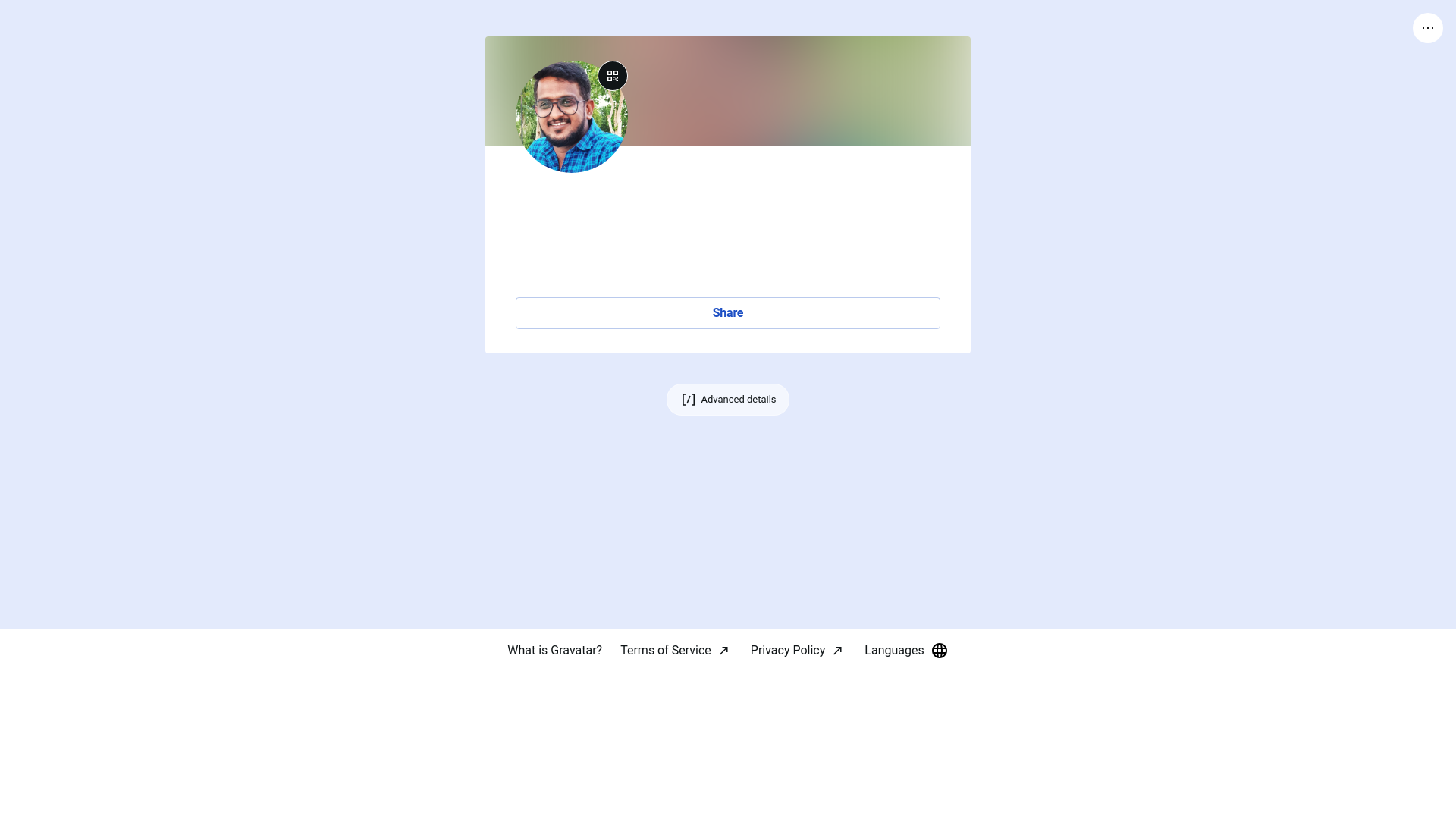 website screenshot of https://sajeeshsatheesan.bio/
