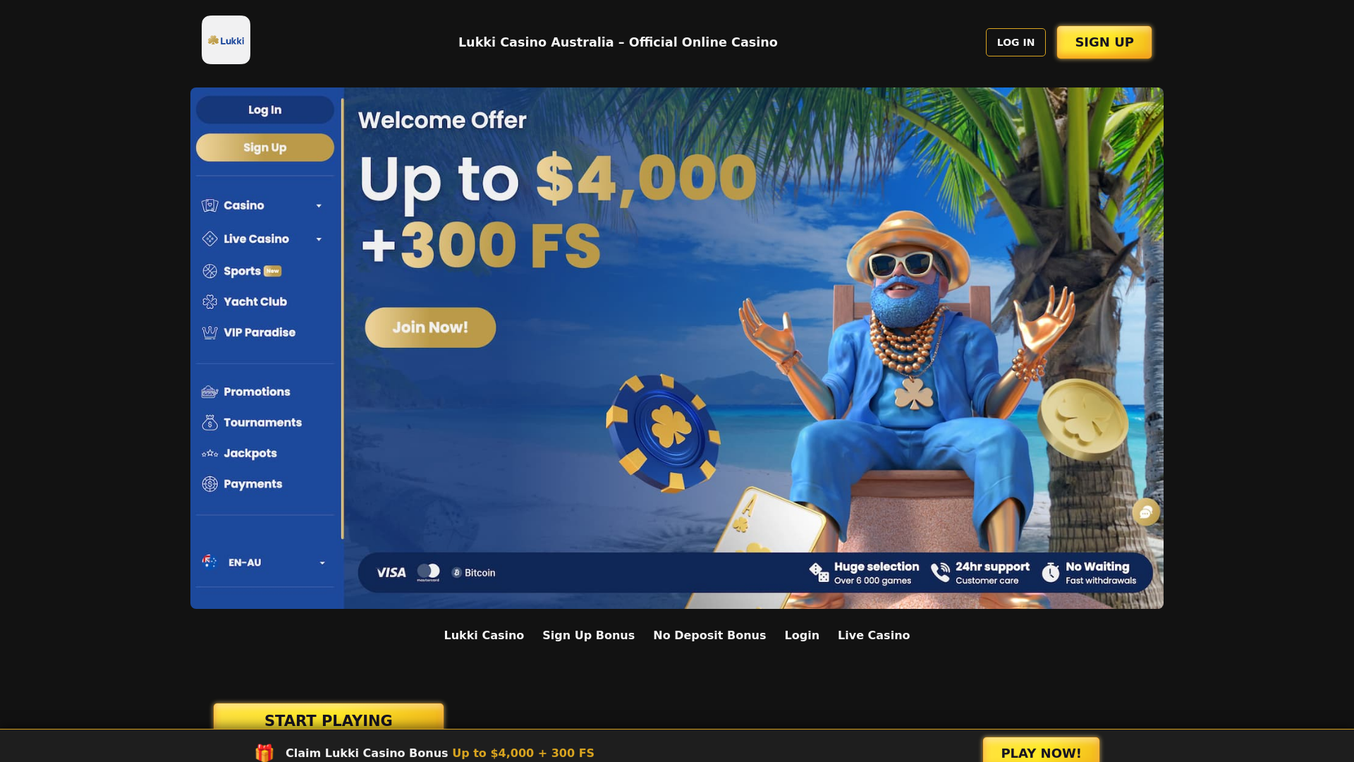 website screenshot of https://australia-lukkicasino-com.pages.dev/