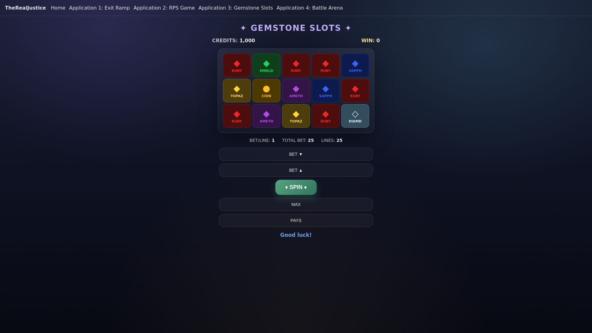 website screenshot of https://gemstone-slots.pages.dev/