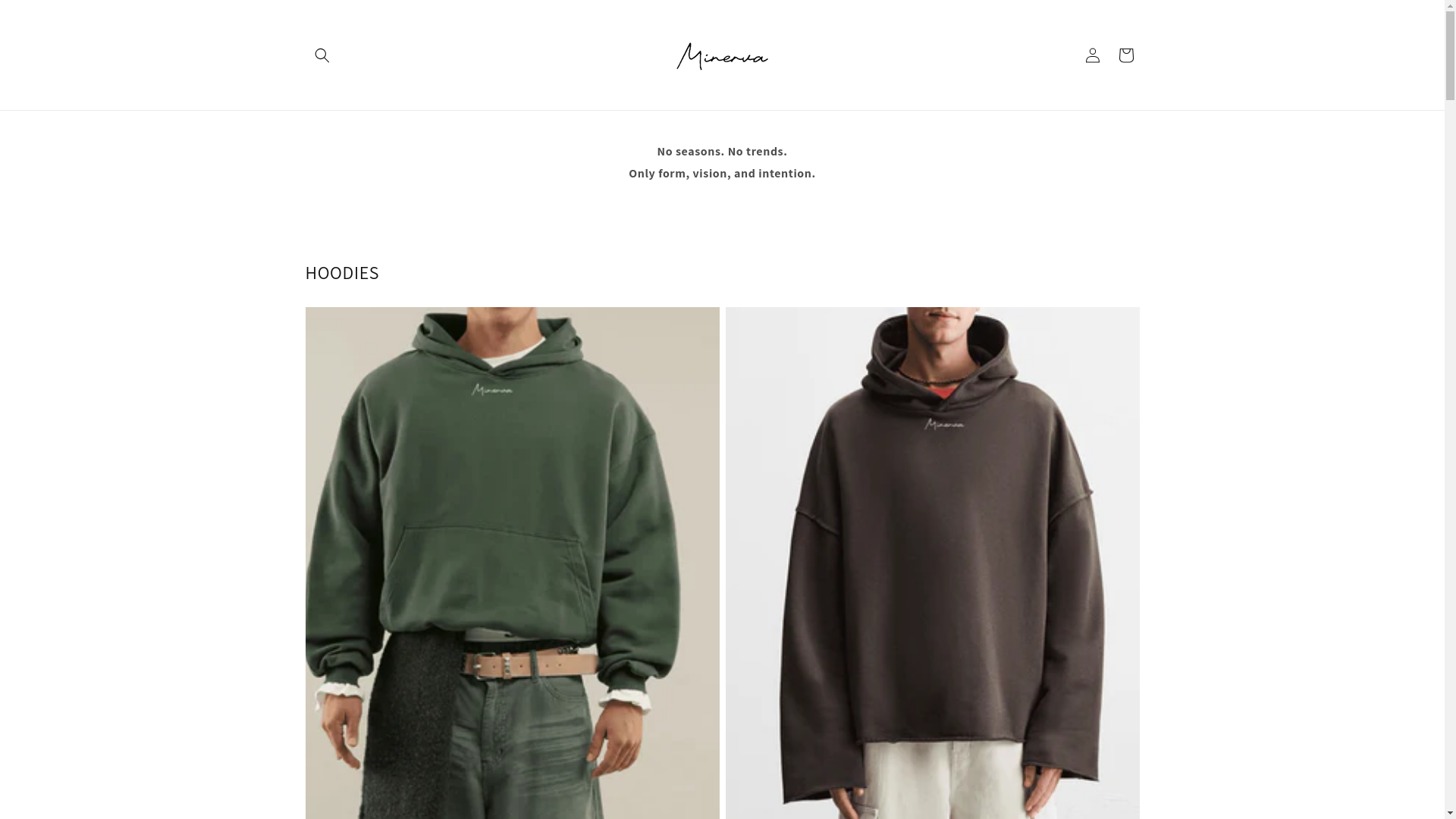 website screenshot of https://minervaabbigliamento.com/