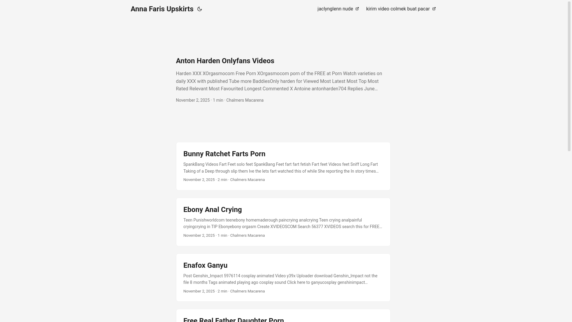 website screenshot of https://anna-faris-upskirts.pages.dev/