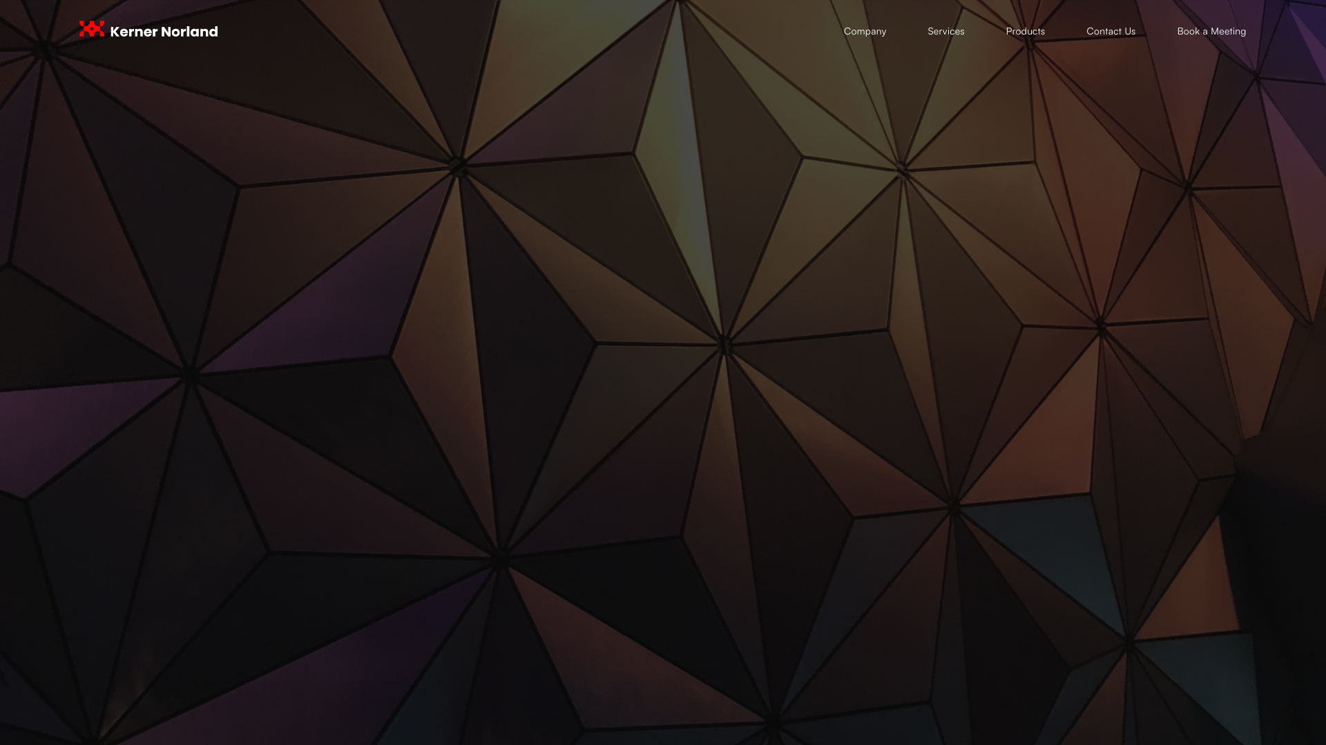 website screenshot of https://kernernorland.com/