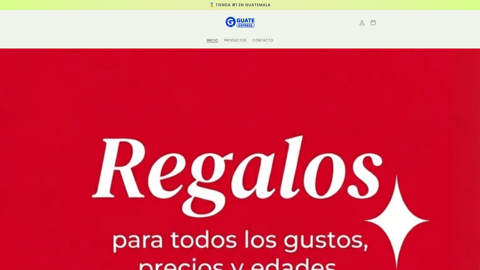 website screenshot of https://guateexpressoficialgt.com/