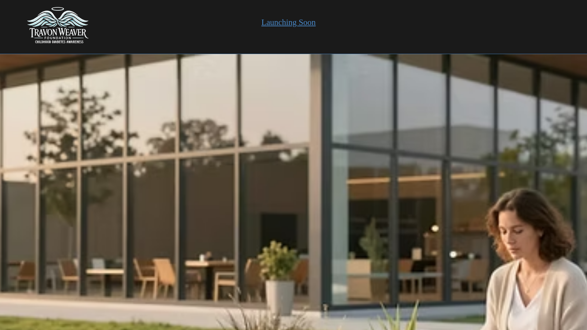 website screenshot of https://travonweaverfoundation.org/