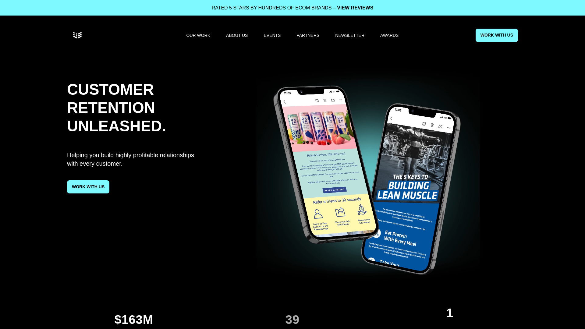 website screenshot of https://tryretentioncamp.com/
