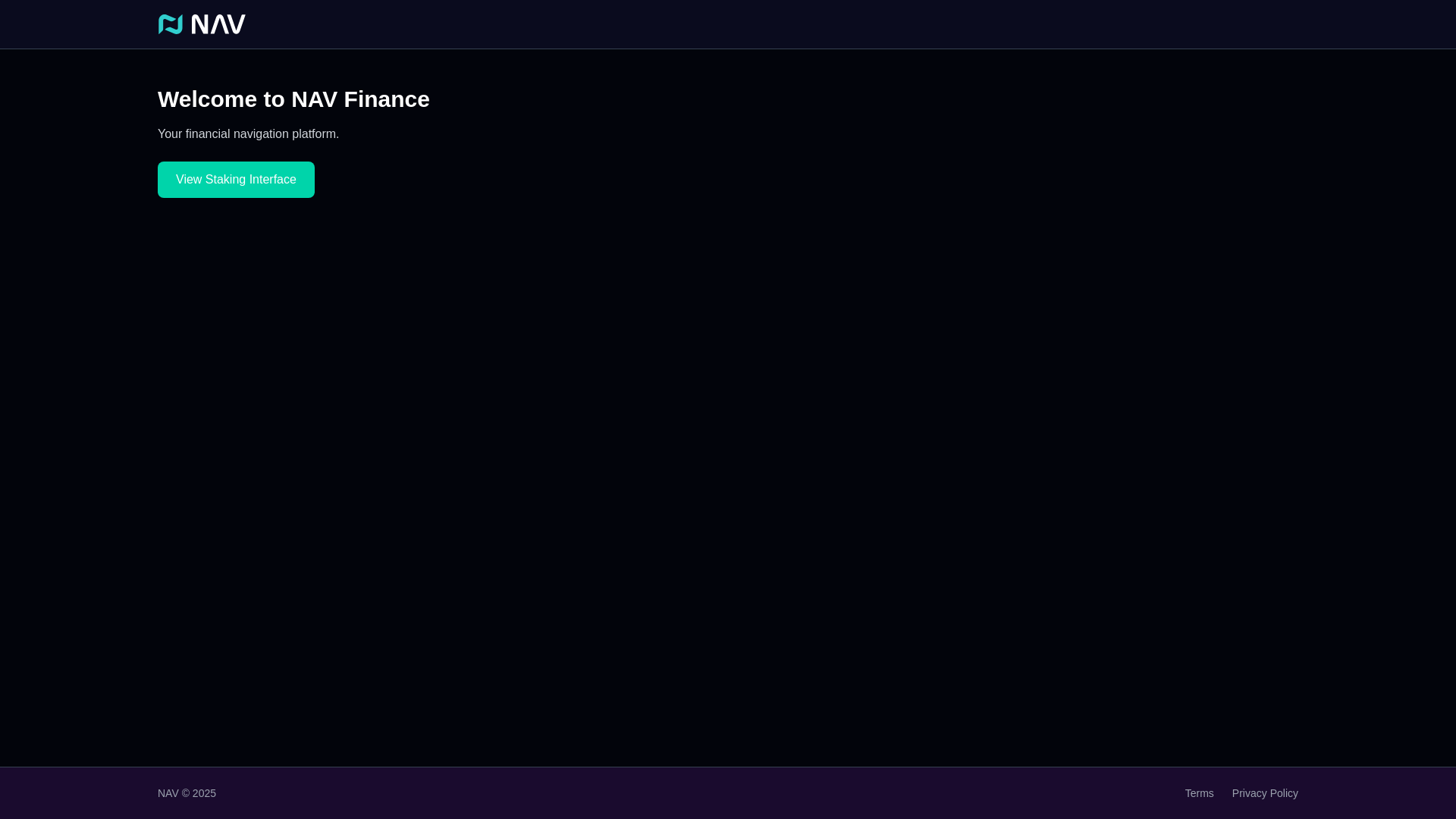 website screenshot of https://nav-finance-frontend.pages.dev/