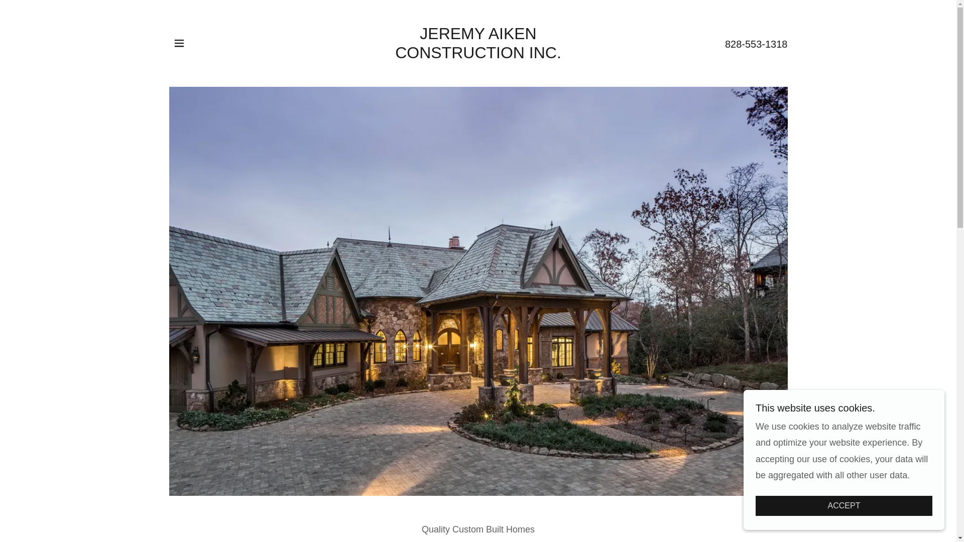 website screenshot of https://jeremyaikenconstructioninc.us/