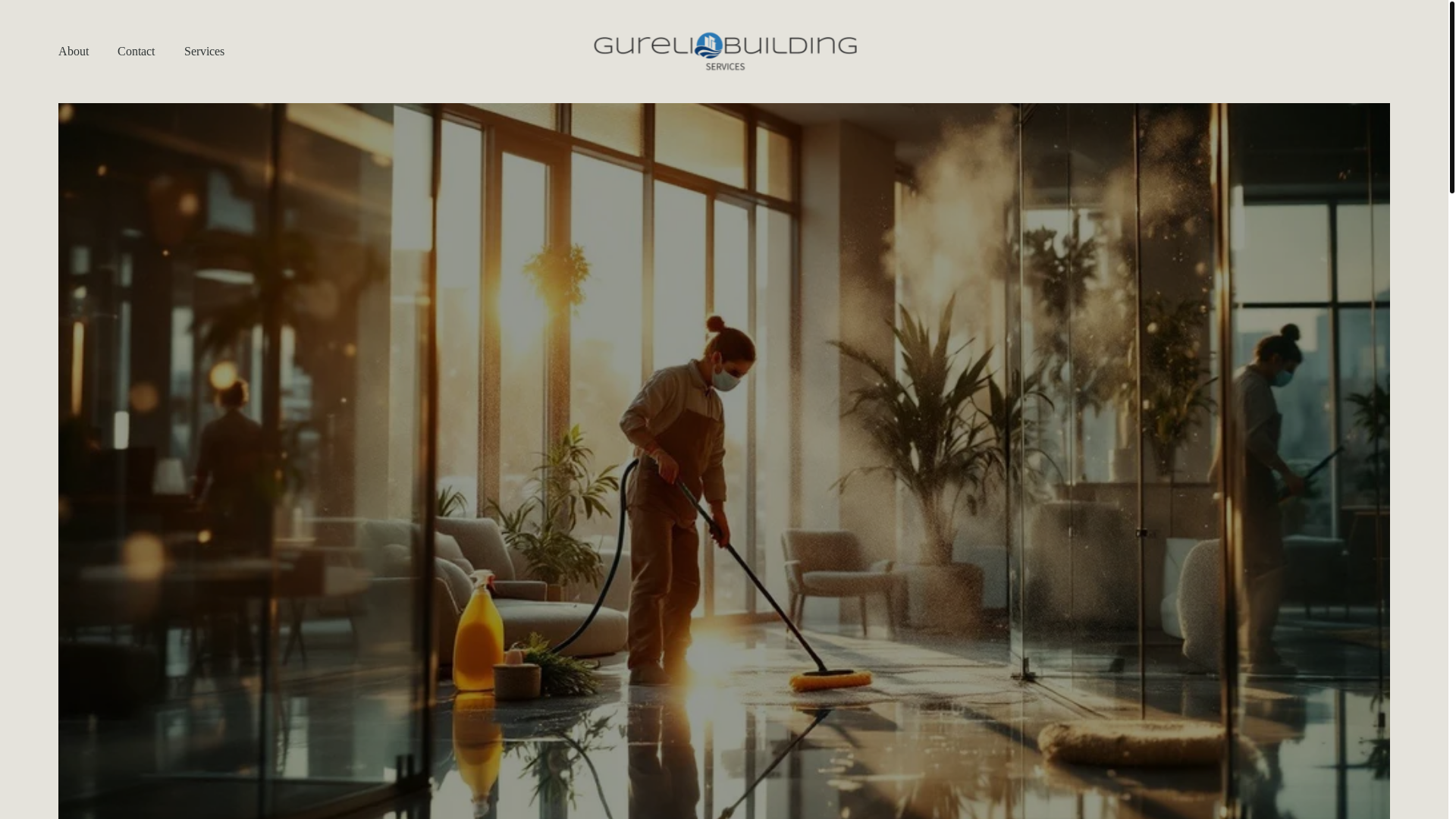 website screenshot of https://gurelibuildingservices.com/