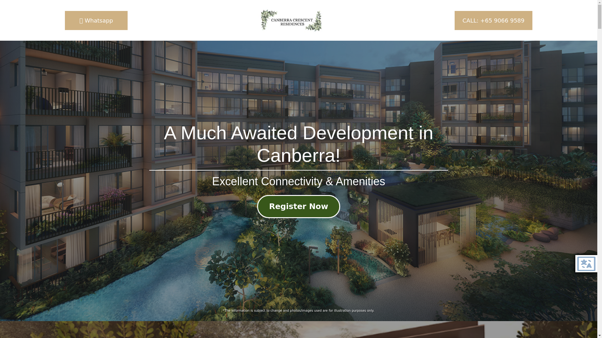 website screenshot of https://canberracreslaunch.sg/