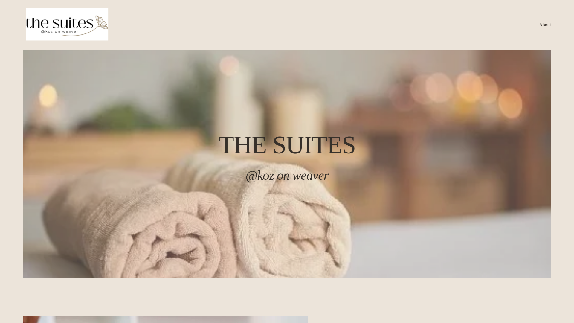 website screenshot of https://thesuiteskozonweaver.com