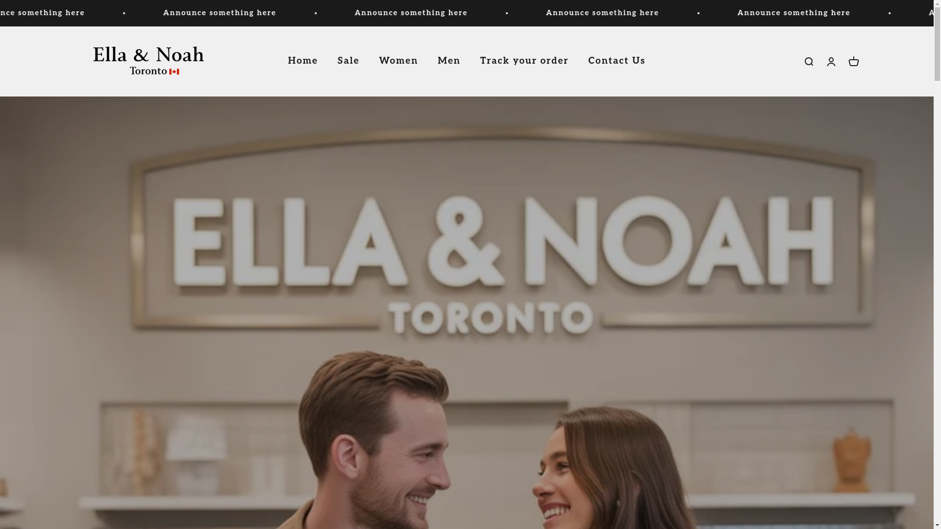 website screenshot of https://ellaandnoah-toronto.ca/