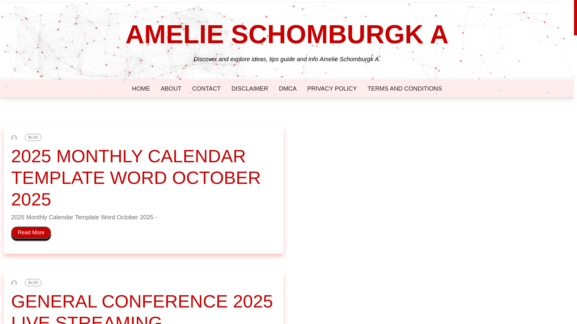 website screenshot of https://amelieschomburgka.pages.dev/