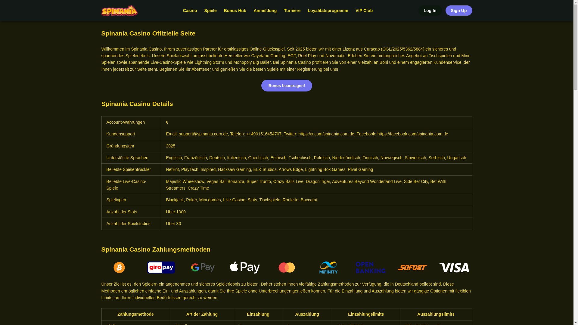 website screenshot of https://spinania-com-de.pages.dev/
