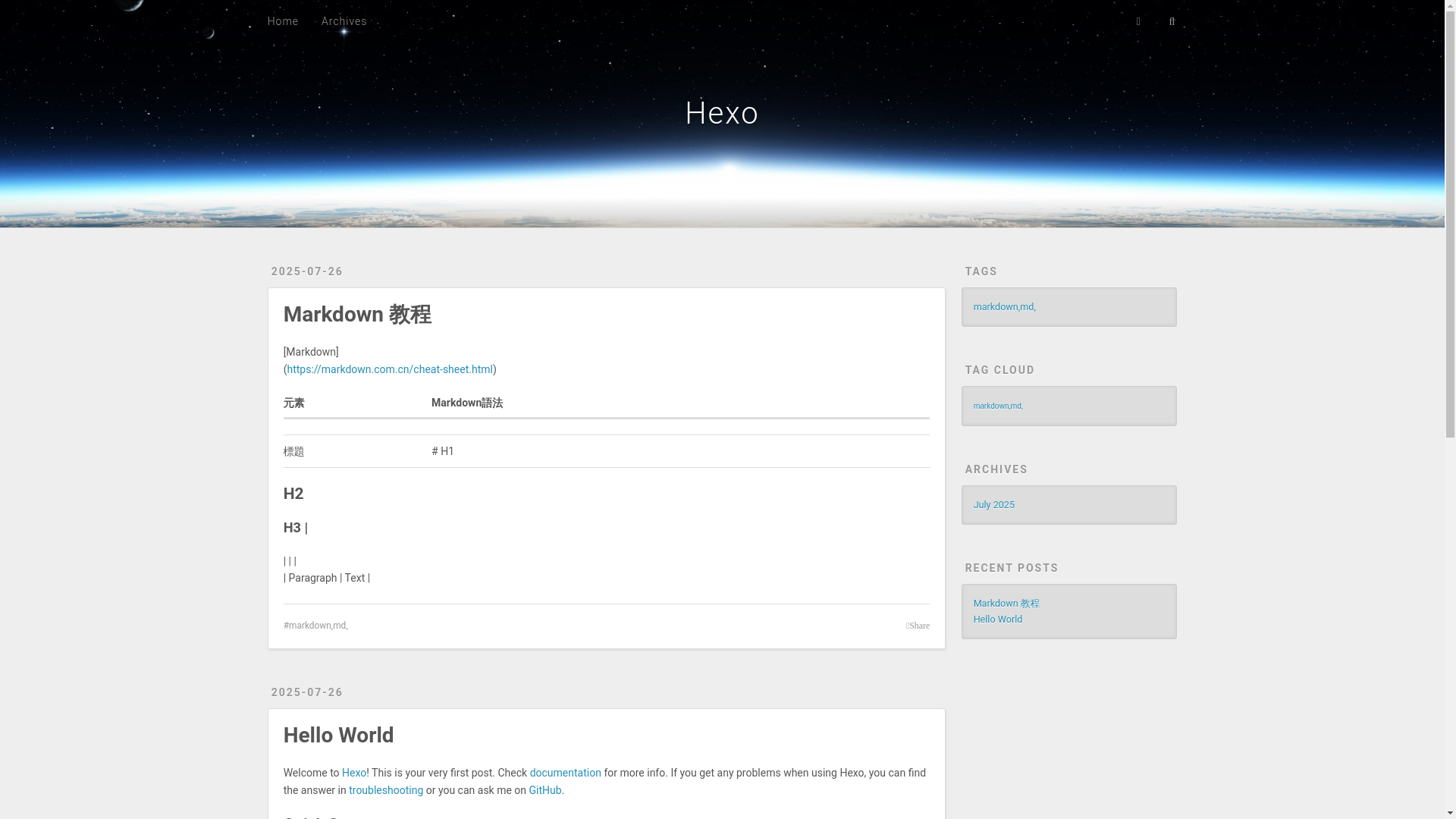 website screenshot of https://charlestks-github-io.pages.dev/