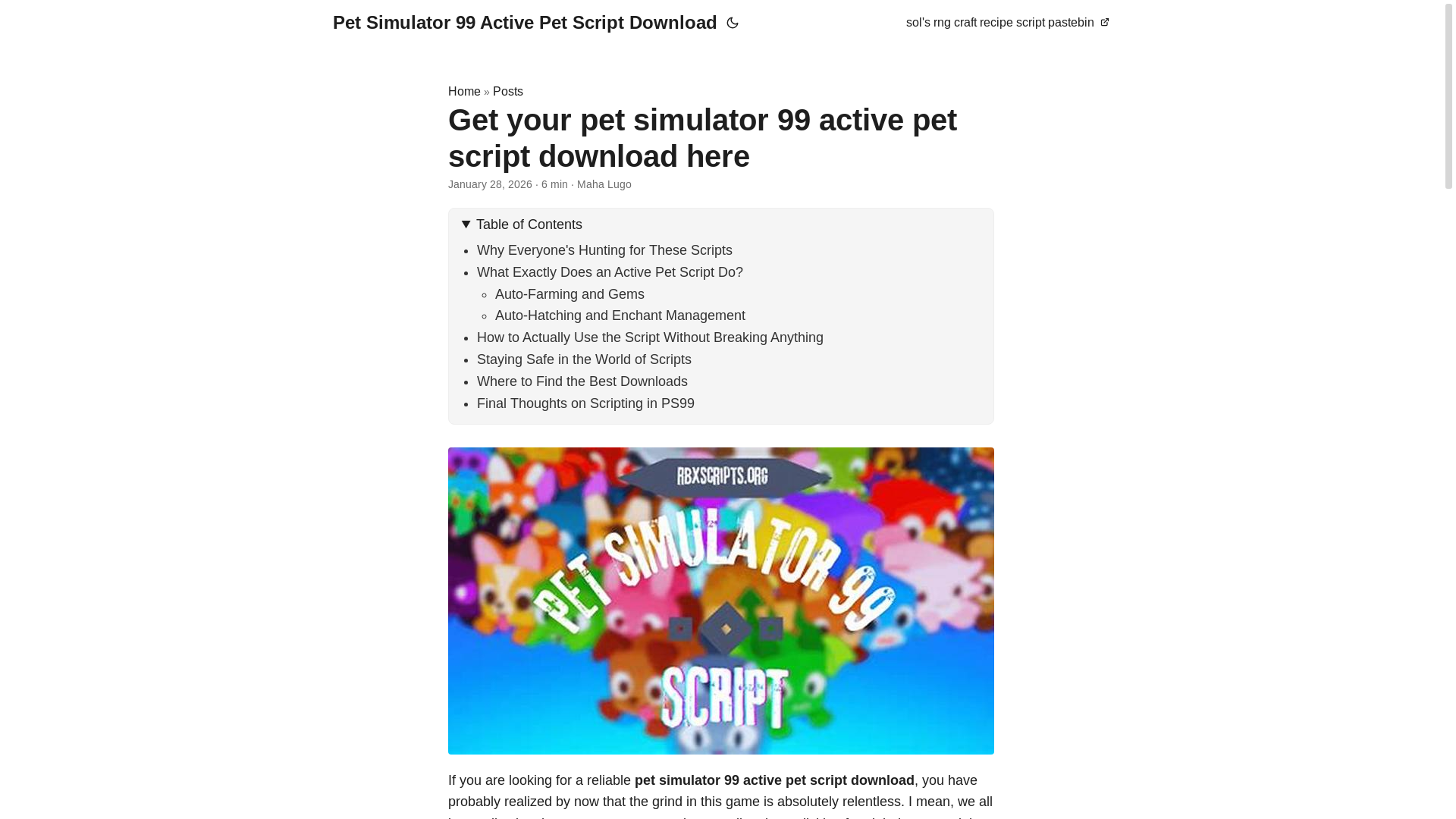 website screenshot of https://pet-simulator-99-active-pet-script-download.pages.dev/