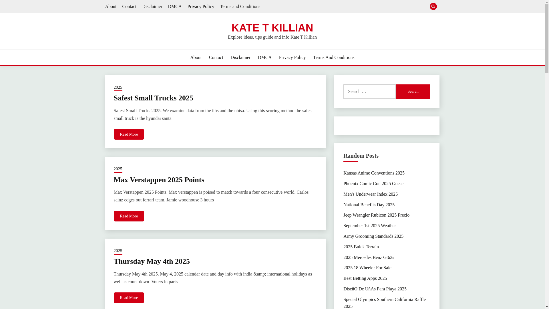 website screenshot of https://katetkillian.pages.dev/