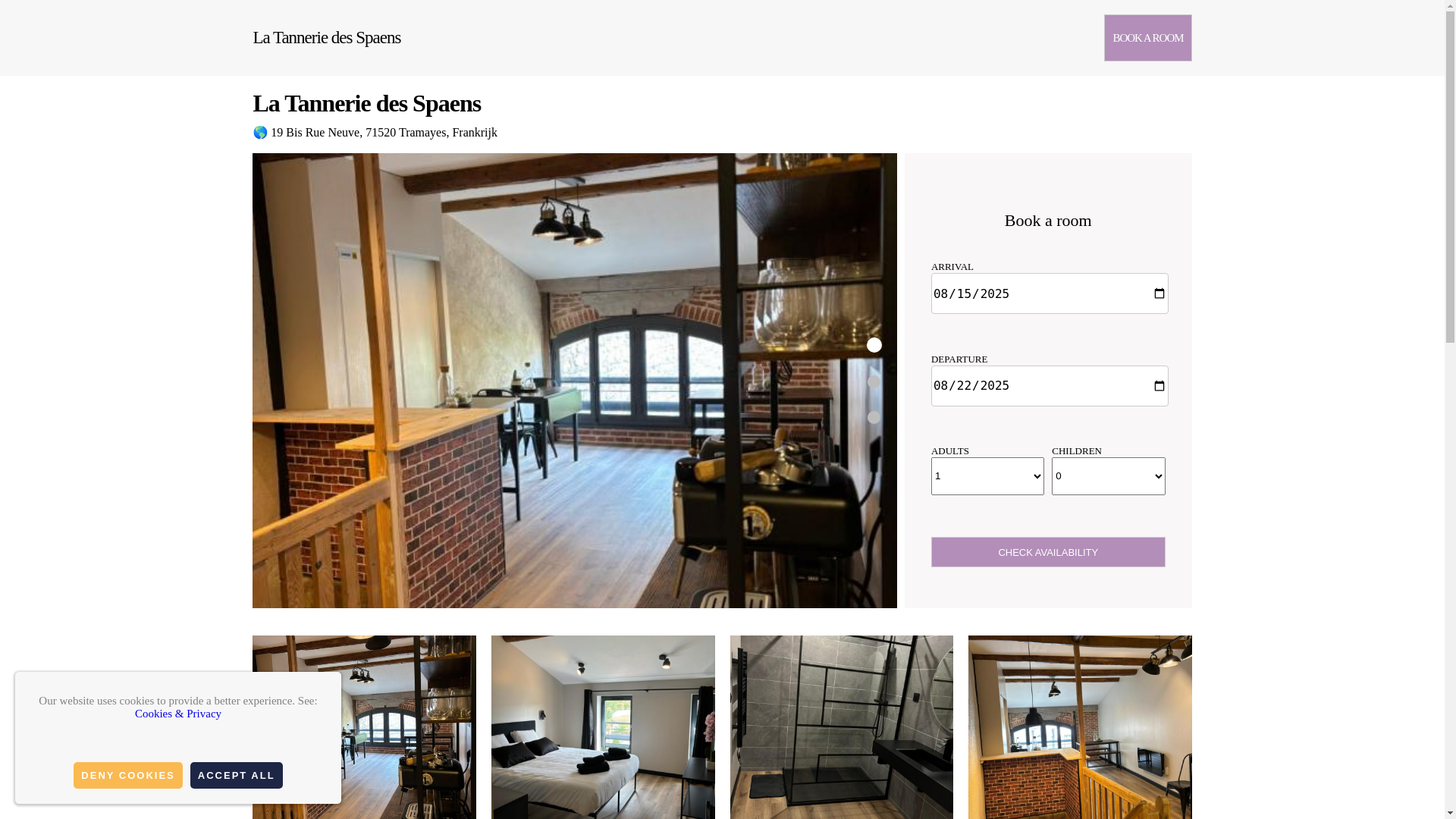website screenshot of https://la-tannerie-des-spaens.com.es/
