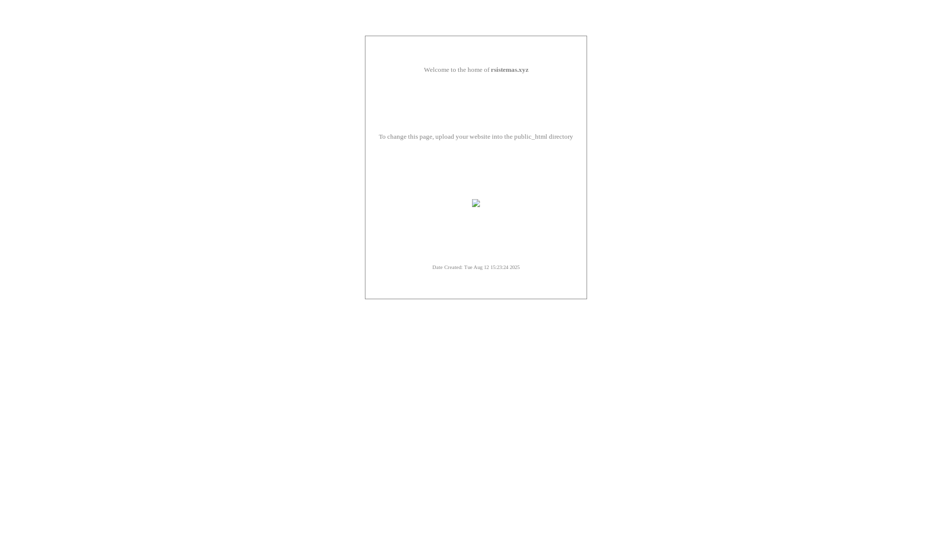 website screenshot of https://rsistemas.xyz/