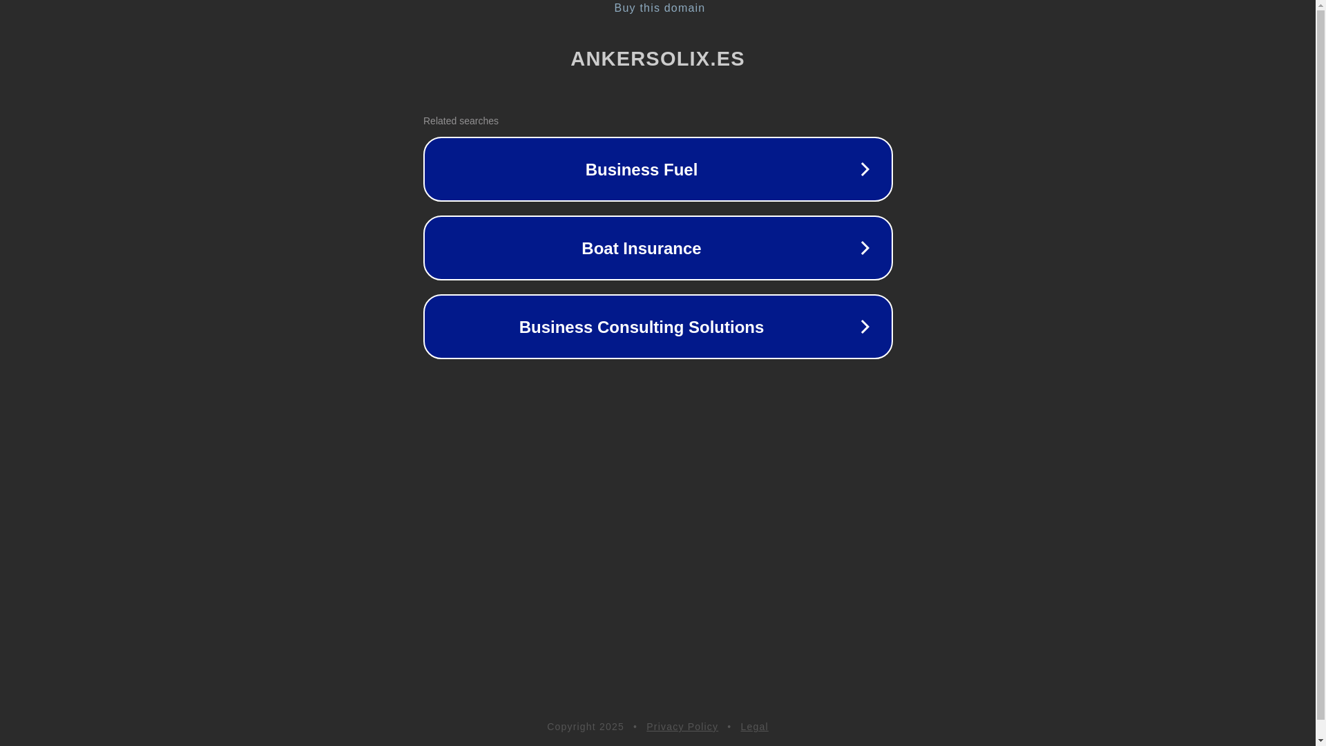 website screenshot of https://ankersolix.es/