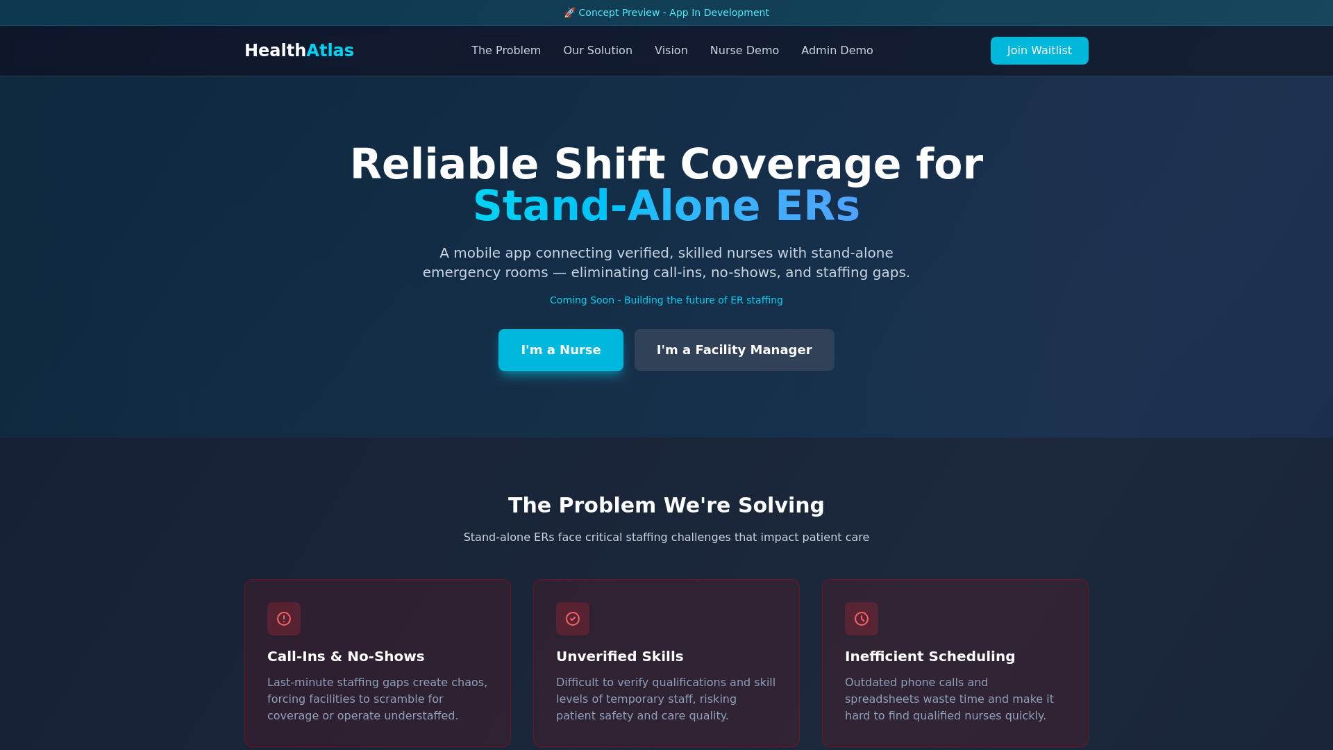 website screenshot of https://healthatlaswayfinding.com
