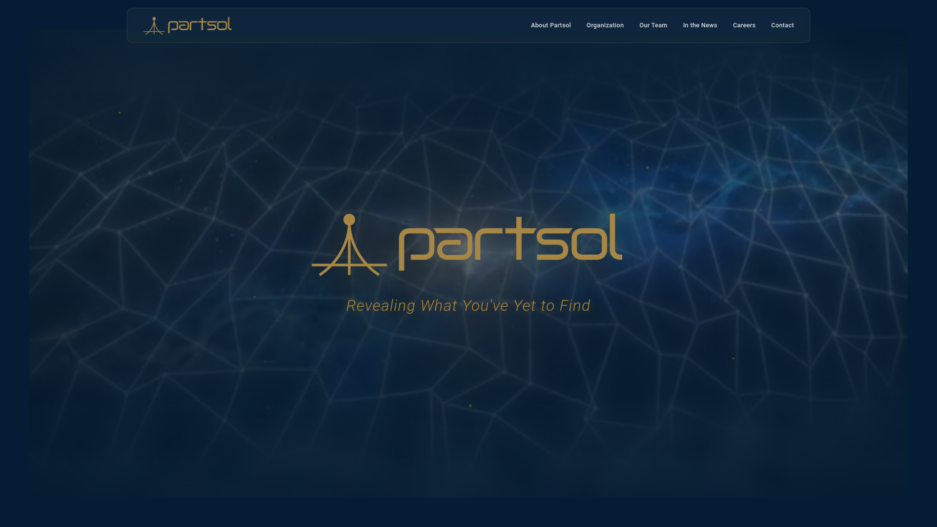 website screenshot of http://partsol.com/