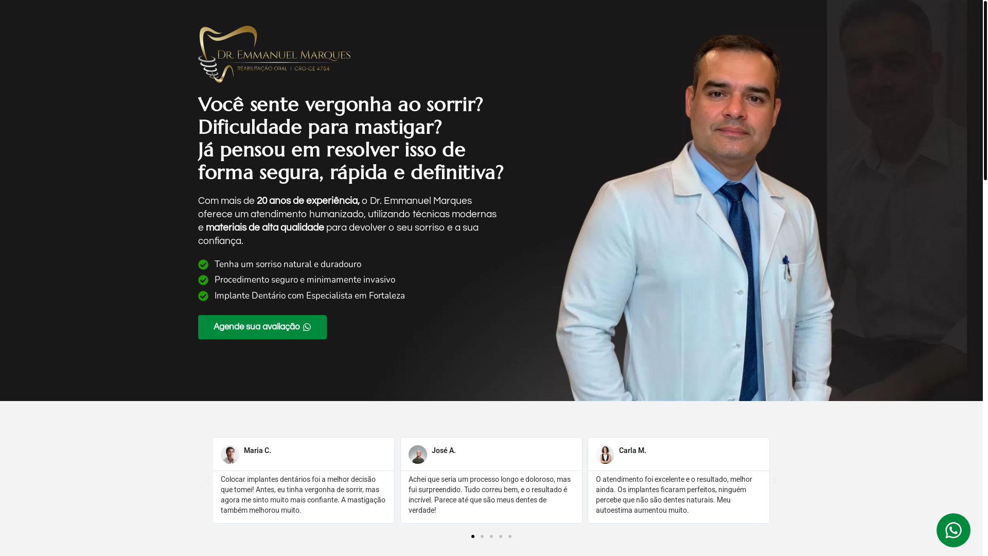 website screenshot of https://dremmanuelmarques.com.br/