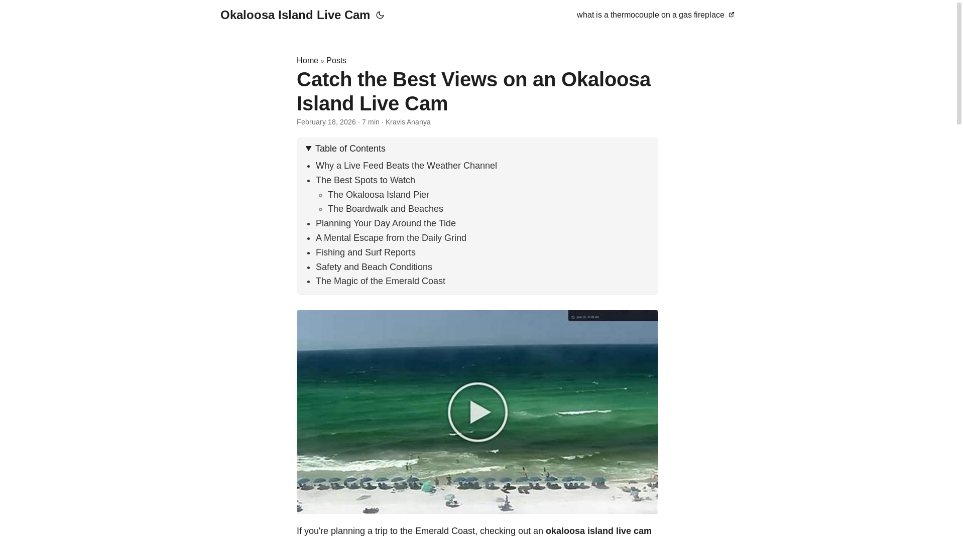 website screenshot of https://okaloosa-island-live-cam.pages.dev/