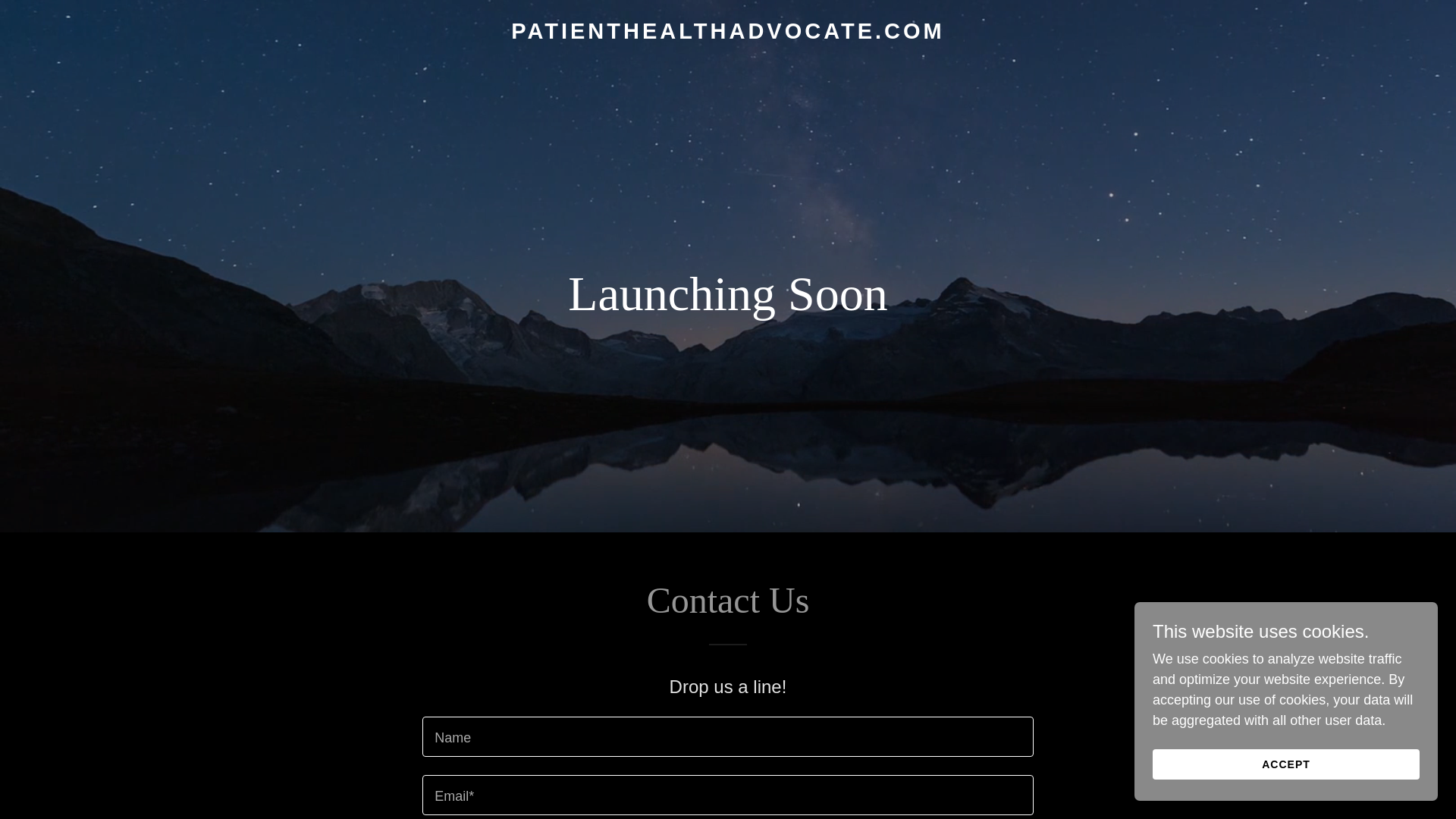 website screenshot of https://patienthealthadvocate.com