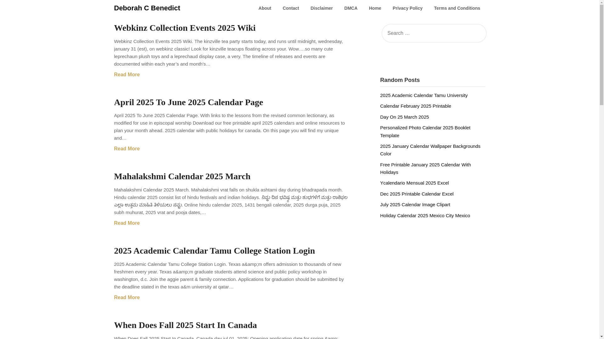 website screenshot of https://deborahcbenedictf.pages.dev/