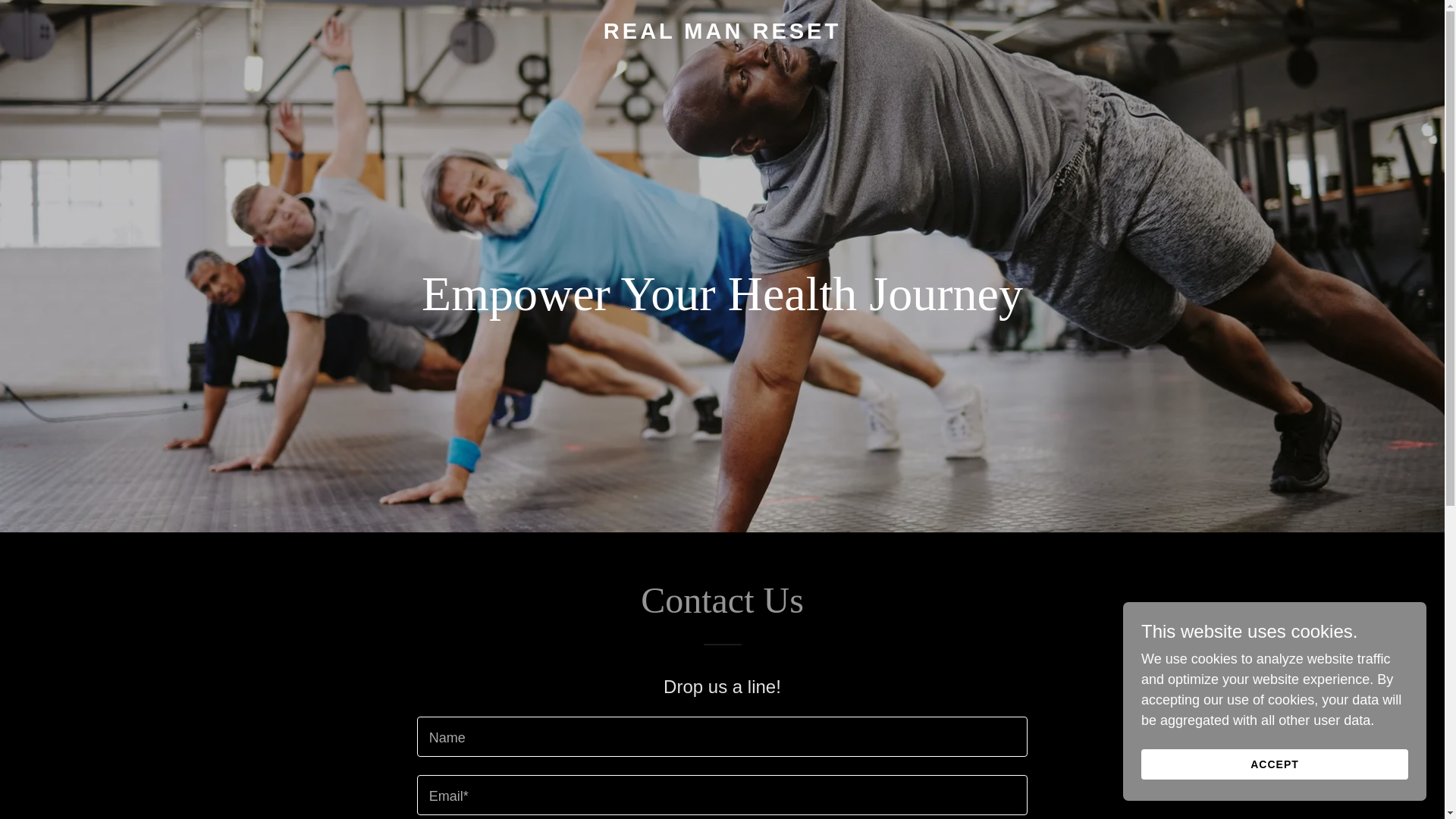 website screenshot of https://realmanreset.com/