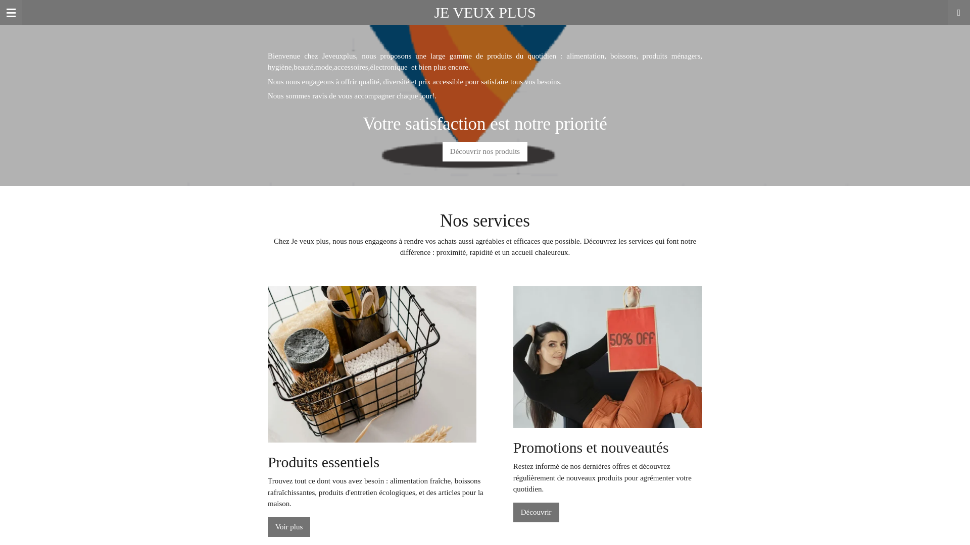 website screenshot of https://je-veux-plus.com/