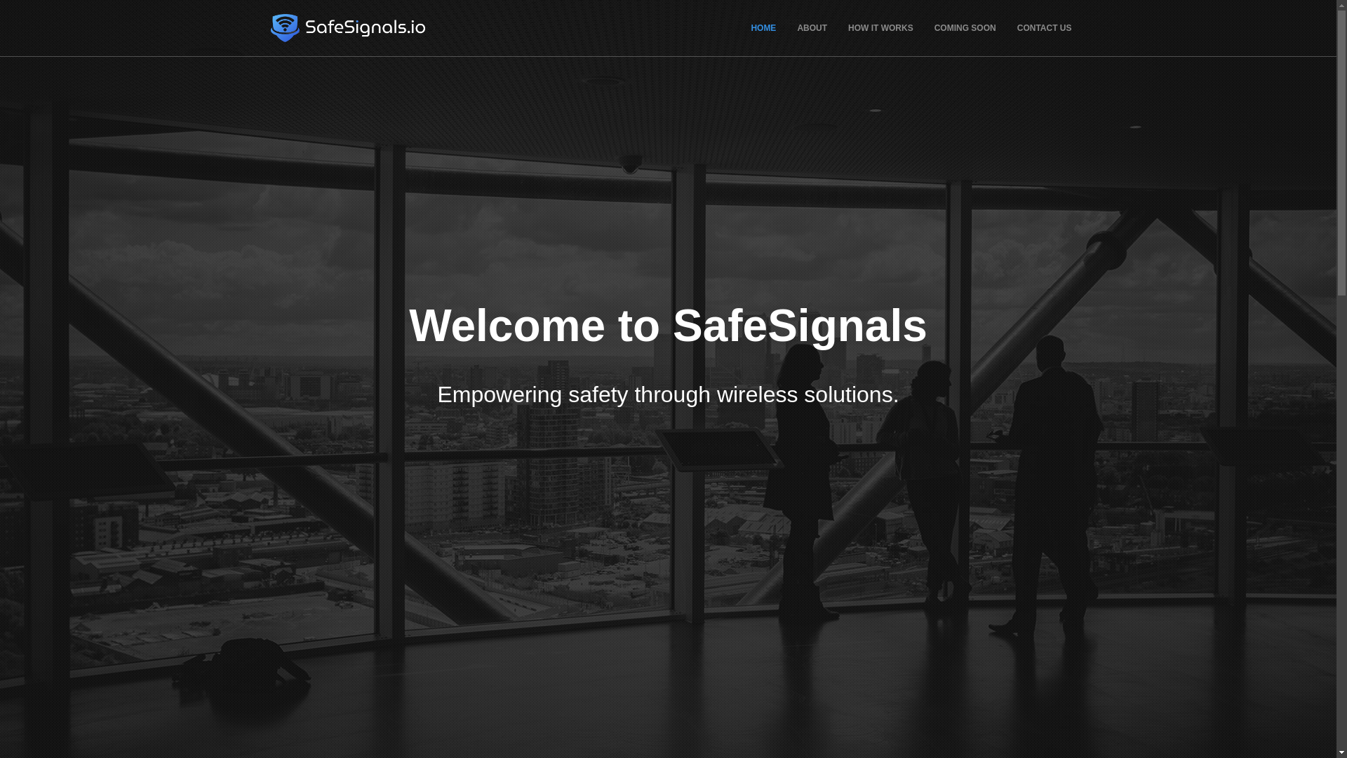 website screenshot of https://safesignalsmainwebsite.pages.dev/