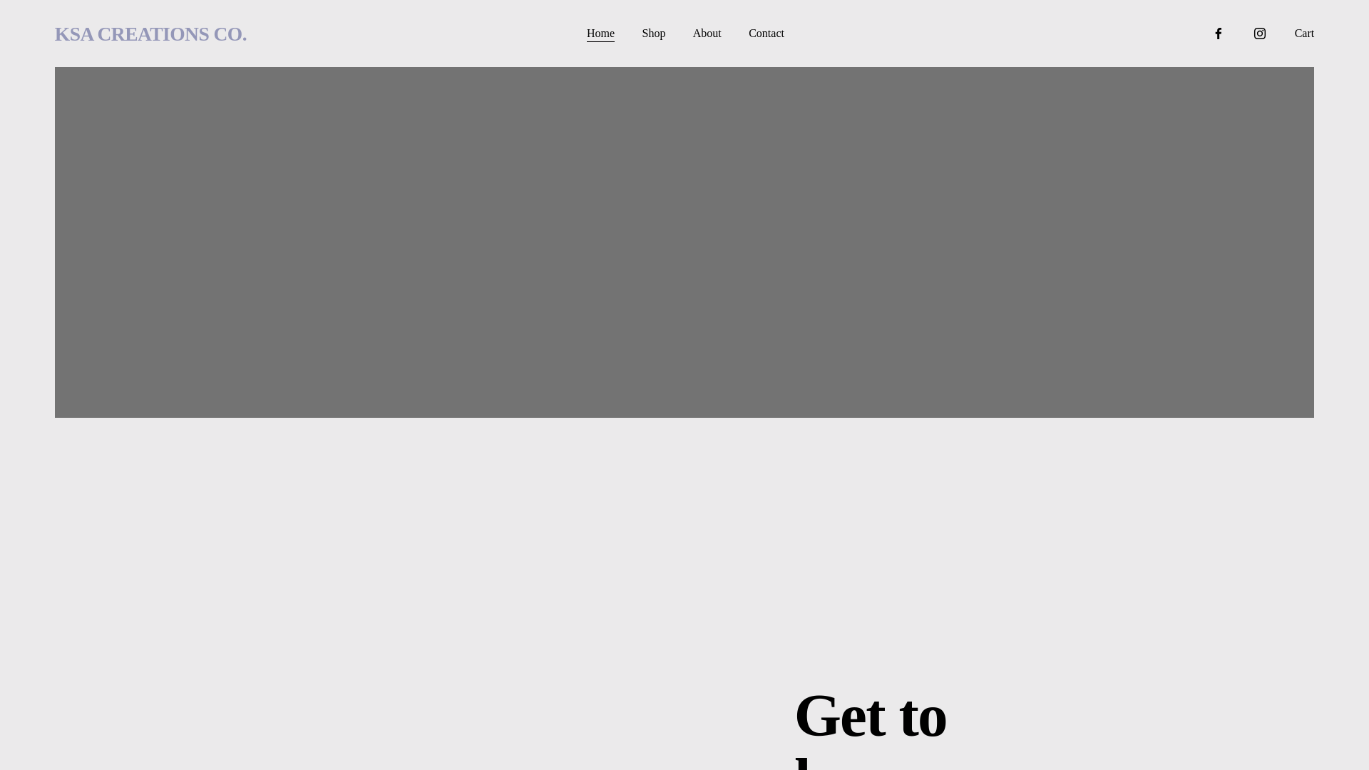 website screenshot of https://ksa-creations-co.com/