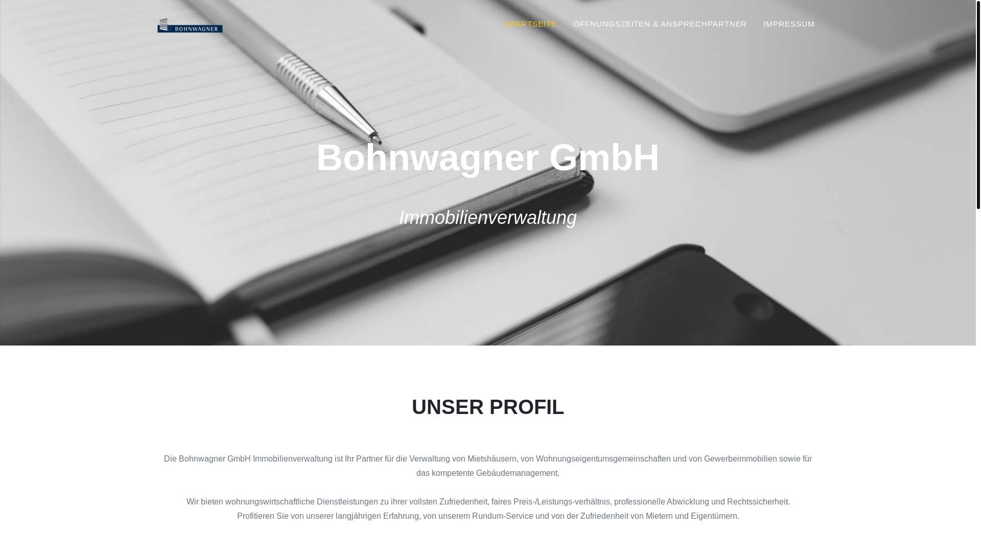 website screenshot of https://bohnwagner.pages.dev/
